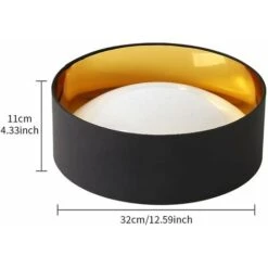 Plafoniera Moderna A LED Rotonda 12W 1000LM, Plafoniera Con Paillettes Nere E Dorate 3000K, Lampada Da Soffitto Con Lampadario Effetto Cielo Stellato A LED Per Bambini Per Soggiorno, Camera Da Letto ( 11 Plafoniera Moderna A LED Rotonda 12W 1000LM, Plafoniera Con Paillettes Nere E Dorate 3000K, Lampada Da Soffitto Con Lampadario Effetto Cielo Stellato A LED Per Bambini Per Soggiorno, Camera Da Letto ( -Negozio al dettaglio Paulmann 58177094 5