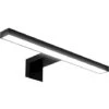 Air - Lampada Led Per Specchio Bagno (abs Cromato O Nero), Colore Nero