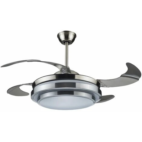 Ventilatore Da Soffitto 4 Pale A Scomparsa Richiudibili DCG VECRD47TL Luce Telecomando 5 Ventilatore Da Soffitto 4 Pale A Scomparsa Richiudibili DCG VECRD47TL Luce Telecomando - immagine 3