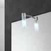 Applique Bagno LED Per Specchio Luce Naturale In Acciaio E Vetro -Negozio al dettaglio Paulmann 59591352 1