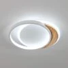 Plafoniera LED Legno, 28W Lampada Da Soffitto LED Moderna, Bianco Freddo 6000K 30CM 5CM Ultra Magro Rotondo Plafoniera Per Bagno Cucina Camera Da Letto Sala Corridoio Ufficio -Negozio al dettaglio Paulmann 59618067 1