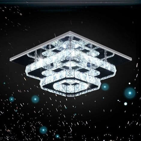 Plafoniera Cristallo A LED, 36W Lampadario Cristallo Moderna, Integrati Lampada Da Soffitto Per Soggiorno Camera Da Letto 6000K 30CM (Luce Bianca Fredda) 7 Plafoniera Cristallo A LED, 36W Lampadario Cristallo Moderna, Integrati Lampada Da Soffitto Per Soggiorno Camera Da Letto 6000K 30CM (Luce Bianca Fredda) - immagine 5