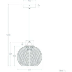 Lampada A Sospensione Vetro Klimt Verde -Negozio al dettaglio Paulmann 60704636 5