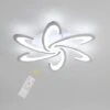 Moderna Plafoniera LED Dimmerabile, 54W Lampada Da Soffitto Forma Di Fiore Design, Metallo Acrilico Petalo Lampadario A 6 Teste Con Telecomando Per Camera Da Letto, Soggiorno, Sala Da Pranzo … (70cm) 2 Moderna Plafoniera LED Dimmerabile, 54W Lampada Da Soffitto Forma Di Fiore Design, Metallo Acrilico Petalo Lampadario A 6 Teste Con Telecomando Per Camera Da Letto, Soggiorno, Sala Da Pranzo … (70cm) -Negozio al dettaglio Paulmann 61114616 1