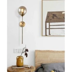 Applique Da Parete Industriale Vintage, Lampada Da Parete A Led Per Interni, Lampada Da Comodino E14 Oro, Applique A Sfera In Vetro Ambrato Per Camera Da Letto, Soggiorno, Corridoio, Sala Da Pranzo 10 Applique Da Parete Industriale Vintage, Lampada Da Parete A Led Per Interni, Lampada Da Comodino E14 Oro, Applique A Sfera In Vetro Ambrato Per Camera Da Letto, Soggiorno, Corridoio, Sala Da Pranzo -Negozio al dettaglio Paulmann 61115065 4
