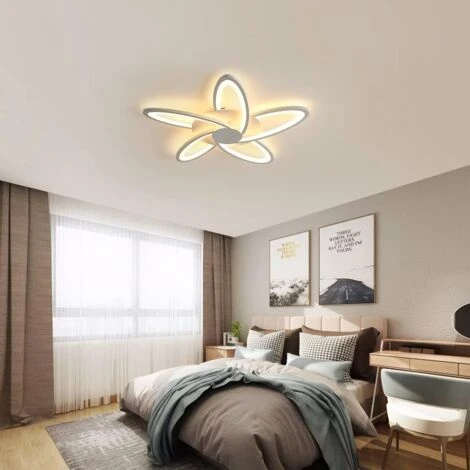 Plafoniera Led Moderna Dimmerabile Con Telecomando 30W Bianco Acrilico Design A Petalo Lampada Soffitto Moderna 3000K-6500K Plafoniera Led Per Camera Da Letto, Soggiorno, Sala, Pranzo, Corridoio 7 Plafoniera Led Moderna Dimmerabile Con Telecomando 30W Bianco Acrilico Design A Petalo Lampada Soffitto Moderna 3000K-6500K Plafoniera Led Per Camera Da Letto, Soggiorno, Sala, Pranzo, Corridoio - immagine 5