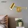 Applique Da Parete A LED, Lampada Da Parete Moderna A LED, Illuminazioni Per Pareti Dorata Regolabile, Illuminazione Da Comodino Studio Soggiorno Camera Da Letto