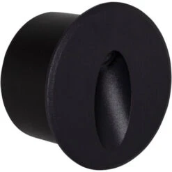 Segnapasso Da Esterno LED 3W Da Incasso A Parete Nero Ovale Wabi Bianco Naturale 4000K 48 Mm45º -Negozio al dettaglio Paulmann 64024147 3