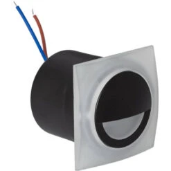 Segnapasso Da Esterno LED 3W Da Incasso A Parete Quadrato Nero Bianco Naturale 4000K 60 Mm -Negozio al dettaglio Paulmann 64024163 4