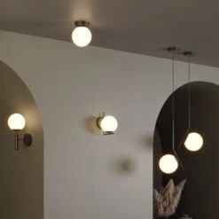 Applique A Sfera Di Vetro "Margaret". Colore Nero -Negozio al dettaglio Paulmann 64499014 5