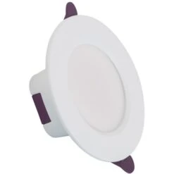 Downlight LED 8W Circolare Waterproof IP65 Foro Ø 75 Mm Bianco Naturale 4000K 60º