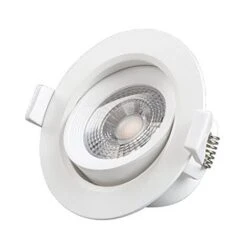 VISION-EL FARETTO LED DA INCASSO E ORIENTABILE 230V 7W 550LM 3000K BIANCO - 76323