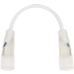 Cavo Connettore Per Striscia LED Neon Circolare 360 Flessibile Monocolore Bianco