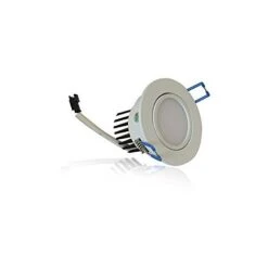 VISION-EL 77633 SPOT LED ORIENTABILE 3000 K, ALLUMINIO/VETRO + PC, 7 W, BIANCO, (HX )-55 X 85 MM