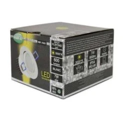 VISION-EL 77633 SPOT LED ORIENTABILE 3000 K, ALLUMINIO/VETRO + PC, 7 W, BIANCO, (HX )-55 X 85 MM -Negozio al dettaglio Paulmann 64731850 4
