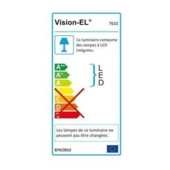 VISION-EL 77633 SPOT LED ORIENTABILE 3000 K, ALLUMINIO/VETRO + PC, 7 W, BIANCO, (HX )-55 X 85 MM -Negozio al dettaglio Paulmann 64731850 5