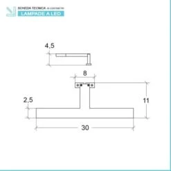 Applique Led Specchio Bagno L. 30 Cm Luce Naturale 4000K In Abs Cromo -Negozio al dettaglio Paulmann 6510245 3