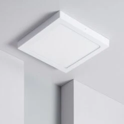 Plafoniera LED Quadrata 24W 300x300 Mm Bianco Freddo 6000K - 6500K 300 Mm120º