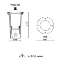 Ivela Segnaviali Carrabile Ad Incasso Walker Con Ghiera 155180 -Negozio al dettaglio Paulmann 6642864 2