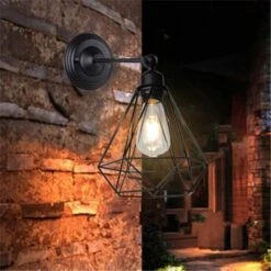 Applique In Metallo Gabbia Nero 20cm FUIENKO 8 Applique In Metallo Gabbia Nero 20cm FUIENKO -Negozio al dettaglio Paulmann 67327236 3