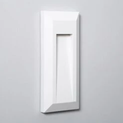 Segnapasso LED Per Esterno 1W Da Superficie Parete Rettangolare Bianco Gisli Bianco Caldo 2700K 27 Mm120º