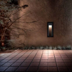 Segnapasso LED Per Esterno 1W Da Superficie Parete Rettangolare Nero Gisli Bianco Naturale 4000K 27 Mm120º -Negozio al dettaglio Paulmann 67486836 5