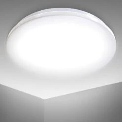 Lampada Da Soffitto A LED Bagno 12W Lampade Da Bagno IP44 4000K Plafoniera Da Bagno 230V Bianco