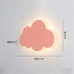 Applique Da Parete, Luce Nuvola, Interni Moderni, Paralume In Acrilico Con Luci LED Integrate, Camera Dei Bambini, Luce Tricromatica, Rosa -Negozio al dettaglio Paulmann 67910389 5
