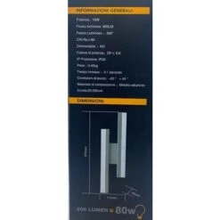 Applique Lampada Da Parete Per Muro A LED 10W Moderna Doppia Luce Per Interno -Negozio al dettaglio Paulmann 68480406 4