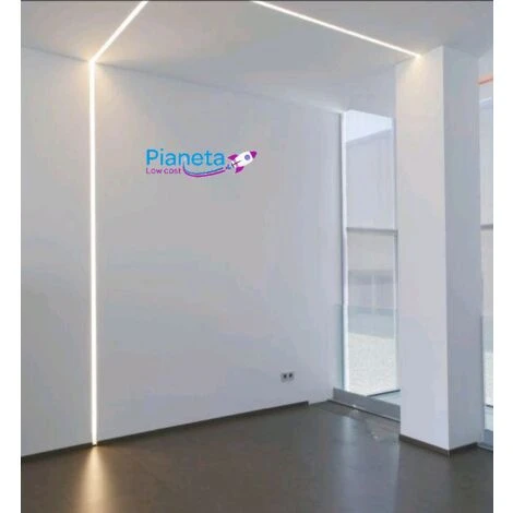 Profilo Alluminio 2M Per Strisce Strip LED Barra Rigida Profilato Copertura Opaco 7 Profilo Alluminio 2M Per Strisce Strip LED Barra Rigida Profilato Copertura Opaco - immagine 5