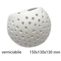 Applique Parete Gesso Doppia Emissione Luce Led G9 Verniciabile Lampada Moderna -Negozio al dettaglio Paulmann 68902041 3