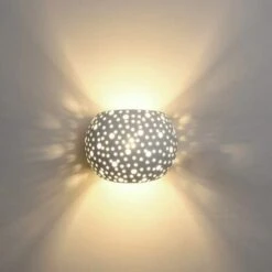 Applique Parete Gesso Doppia Emissione Luce Led G9 Verniciabile Lampada Moderna -Negozio al dettaglio Paulmann 68902041 5