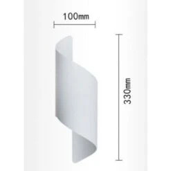 Applique Da Parete Led G9 Doppia Luce Lampada A Muro Nero Bianco Design Moderno Per Camera Soggiorno Bagno Bianco