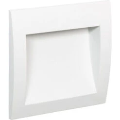 Segnapasso Per Esterno LED 4W Incasso Parete Quadrato Bianco Natt Bianco Caldo 2700K 72 Mm120º -Negozio al dettaglio Paulmann 69107834 4