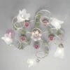 SPRING Plafoniera A 5 Luci In Ferro Decorato Stile Floreale -Negozio al dettaglio Paulmann 69663052 1