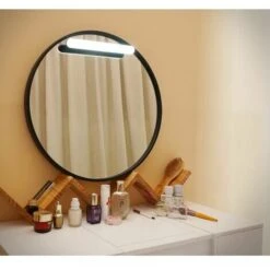 Lampada Da Parete Per Bagno Faro A Specchio Senza Fili Punzonatura Gratuita Lampada Da Tavolo Per Trucco A LED Lampada Da Scrivania Ricaricabile Faro Per Specchio Da Bagno, Regolazione Continua, Luce -Negozio al dettaglio Paulmann 69716750 4