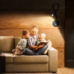 MINKUROW Lampada Da Comodino Lampada Da Parete Lampada Da Lettura A Led Luce A Collo Di Cigno 3w, 3000k Lampada Da Lettura Bianca Calda 2 Pezzi -Negozio al dettaglio Paulmann 69788648 4