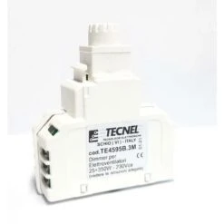 Dimmer Con Deviatore Tecnel Per Elettroventilatori Bianco- Te4595b.3m
