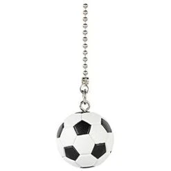 77222 Finitura In Nichel Spazzolato, Catena Di Trazione Con Pallone Da Calcio