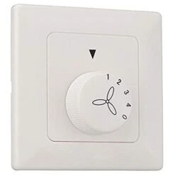 Westinghouse 7880040 Ventilatore Solo Comando A Parete, Plastica, Bianco