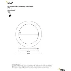 SLV Bianco SOFFITTO FITU 3 Rosone Rotondo Incl. Serracavo -Negozio al dettaglio Paulmann 70766930 3