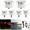 ZOLGINAH Faretto Da Incasso Lampada Da Terra-luce (bianco Freddo) Impermeabile IP67 DC12V 0.6W Ø31mm-illuminazione Per Terrazza, Patio, Vialetto, Parete, Giardino, Decorazione, Interno Ed Esterno, 6 P -Negozio al dettaglio Paulmann 71128176 1
