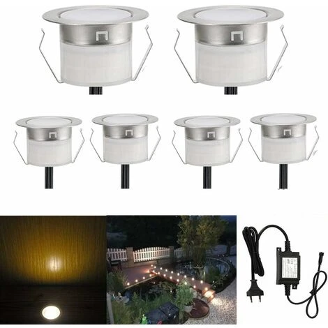 ZOLGINAH Faretto Da Incasso Lampada Da Terra-luce (bianco Caldo) Impermeabile IP67 DC12V 0.6W Ø31mm-illuminazione Per Terrazza, Patio, Vialetto, Parete, Giardino, Decorazione, Interni Ed Esterni-6 Pez 3 ZOLGINAH Faretto Da Incasso Lampada Da Terra-luce (bianco Caldo) Impermeabile IP67 DC12V 0.6W Ø31mm-illuminazione Per Terrazza, Patio, Vialetto, Parete, Giardino, Decorazione, Interni Ed Esterni-6 Pez