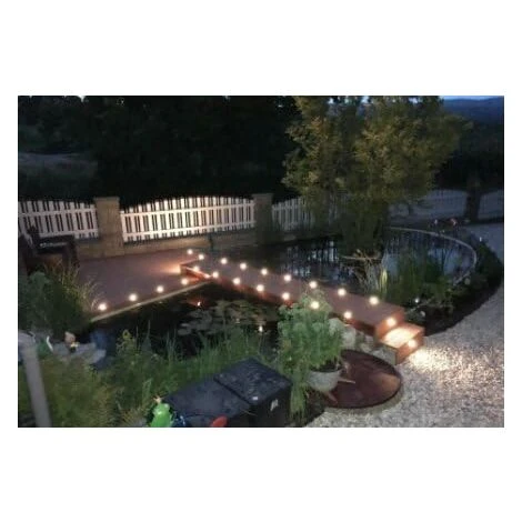 ZOLGINAH Faretto Da Incasso Lampada Da Terra-luce (bianco Caldo) Impermeabile IP67 DC12V 0.6W Ø31mm-illuminazione Per Terrazza, Patio, Vialetto, Parete, Giardino, Decorazione, Interni Ed Esterni-6 Pez 6 ZOLGINAH Faretto Da Incasso Lampada Da Terra-luce (bianco Caldo) Impermeabile IP67 DC12V 0.6W Ø31mm-illuminazione Per Terrazza, Patio, Vialetto, Parete, Giardino, Decorazione, Interni Ed Esterni-6 Pez - immagine 4