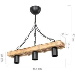 Lampada A Sospensione Lagun ASZ1236 Rustico Industriale A 3 Luci -Negozio al dettaglio Paulmann 71560274 3