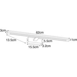 QAZQA Appliques Jerre - Design - Acciaio,Plastico - Oro/Ottone - Oblungo (non Sostituibile) LED Max. 1 X 22 Watt -Negozio al dettaglio Paulmann 72275144 3