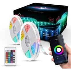 6m WiFi LED Striscia Luminosa Smart Home APP RGB Dimmerabile Striscia 230V SMD