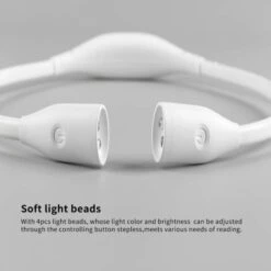 MINKUROW Lampada Da Lettura Per Collo Ricaricabile, 3 Colori Protezione Per Gli Occhi Lampada Da Lettura Notturna A Led Intorno Al Collo Mani Libere, Lampada Da Collo 1000 Mah Per Lettura, Campeggio, -Negozio al dettaglio Paulmann 73466615 5