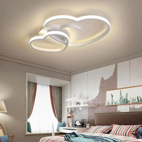 Lampadario Plafoniera Illuminazione A Led Moderno 33W Luce Soffitto Forma Cuori Luce Naturale 4000K 4 Lampadario Plafoniera Illuminazione A Led Moderno 33W Luce Soffitto Forma Cuori Luce Naturale 4000K - immagine 2
