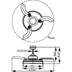 Philips Ventilatore Bliss Dc Bianco A Soffitto Plafoniera Dimemr A Fasi 40849400 -Negozio al dettaglio Paulmann 74261905 4